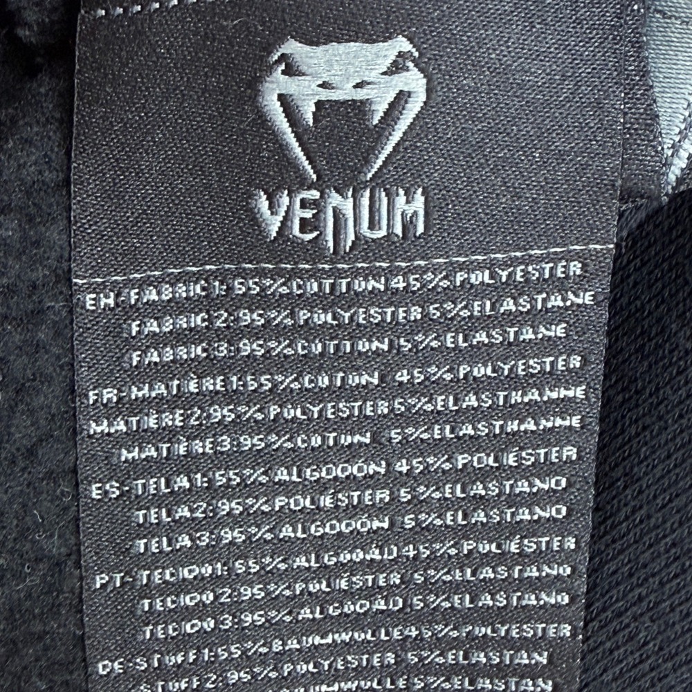 Venum UFC Hoodie Womens Large Black Adrenaline Fight Week Pullover Sweatshirt L - Picture 4 of 13